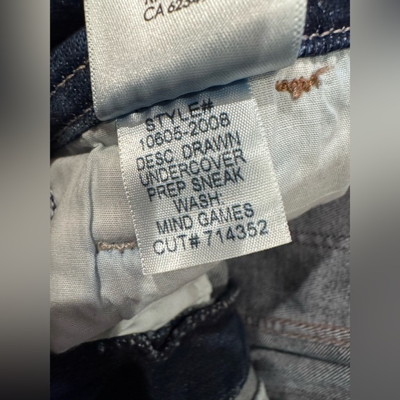 MOTHER The Drawn Undercover Prep Sneak. Size 26 NWOT - Picture 15 of 16